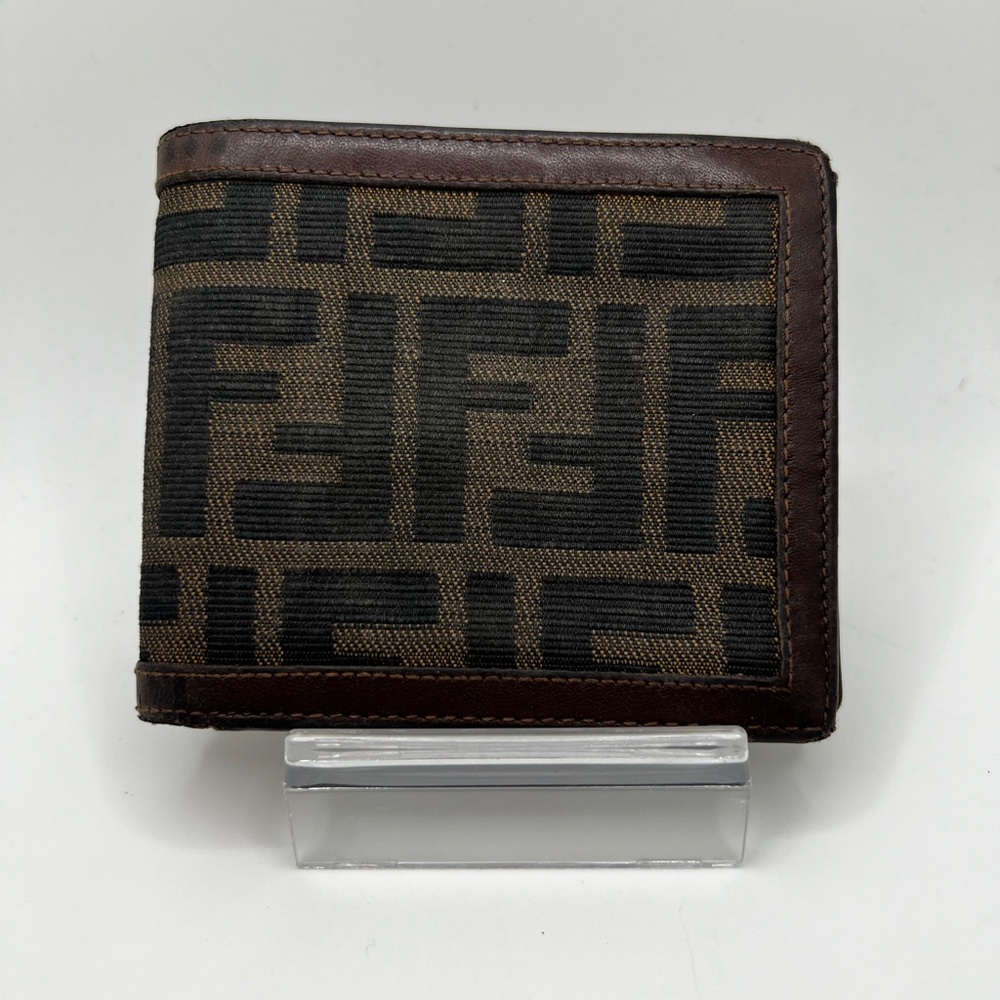 GUC Fendi Zucca Canvas Bifold Wallet